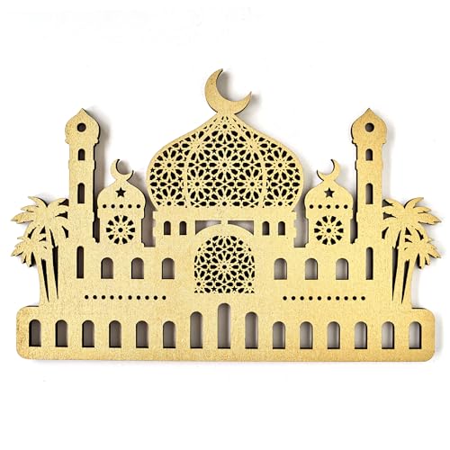 Papierdrachen Holzaufhängung für Ramadankalender - Eid-Kalender zum Selbstbasteln - kombinierbar mit Stoffsäckchen und Geschenkpapier - mit Gold und Glitzer - Set 11 von Papierdrachen