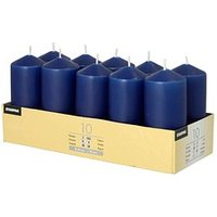10 PAPSTAR Stumpenkerzen dunkelblau 10 PAPSTAR Stumpenkerzen dunkelblau von PAPSTAR