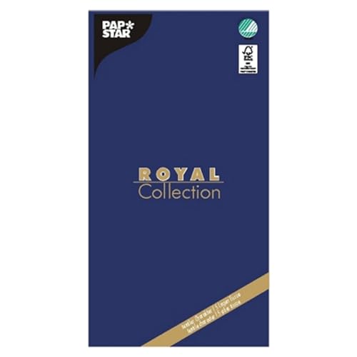 10 Tischdecke Tissue ROYAL Collection 120cm x 180cm dunkelblau von PAPSTAR