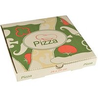 100 PAPSTAR Pizzakartons pure 24,0 x 3,0 cm von PAPSTAR