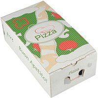 100 PAPSTAR Pizzakartons pure 30,0 x 16,0 cm von PAPSTAR