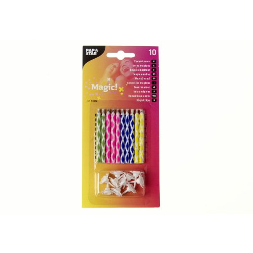 14952 - PAPSTAR - 10 Magic-Kerzen mit Halter 6 cm 14952 - PAPSTAR - 10 Magic-Kerzen mit Halter 6 cm von PAPSTAR