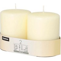 2 STARPAK Kerzen elfenbein 2 STARPAK Kerzen elfenbein von STARPAK