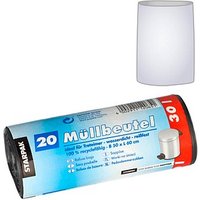 STARPAK Müllbeutel 30,0 l grau 17,0 µm, 20 St. von STARPAK