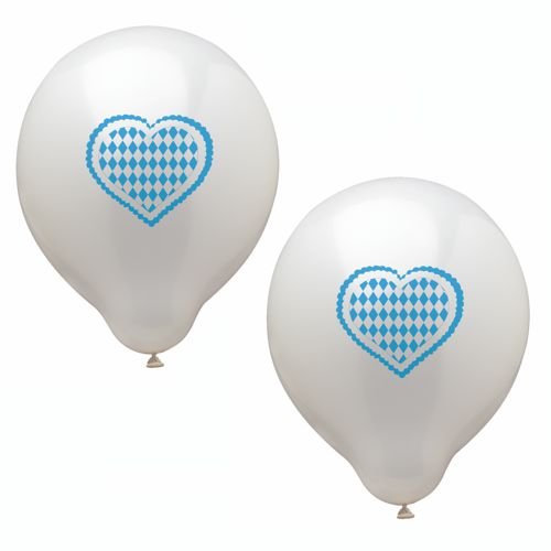 20 St Luftballons Ø 25 cm "Bayrisch Blau" von PAPSTAR