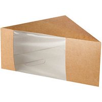 50 PAPSTAR Einweg-Sandwichboxen 12,3 x 12,3 cm von PAPSTAR