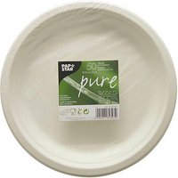 50 PAPSTAR Zuckerrohr-Teller pure Ø 23,0 cm 50 PAPSTAR Zuckerrohr-Teller pure Ø 23,0 cm von PAPSTAR
