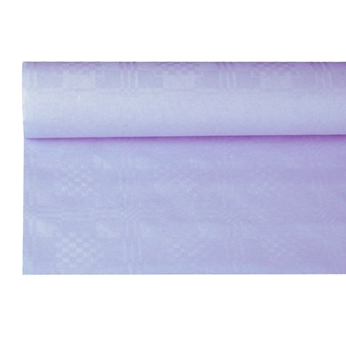 6 Papiertischtuch mit Damastprägung 8x1,2m flieder (84614) von PAPSTAR