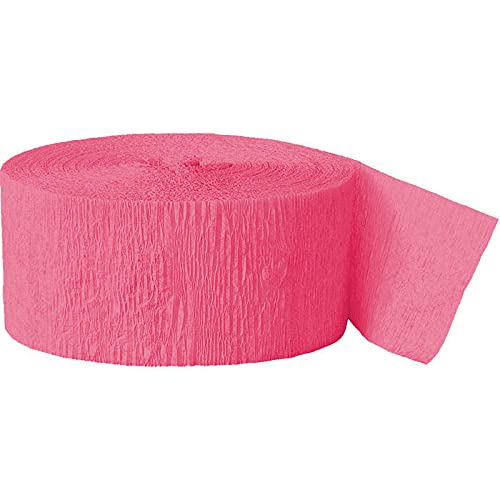 NEU Kreppband/Krepppapier, Länge: ca. 24 m, Farbe: Pink dunkel von PAPSTAR