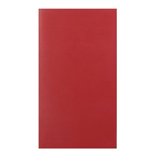 PAPSTAR 10 Tischdecken stoffähnlich Vlies 120cm x 180cm rot (82309) von PAPSTAR