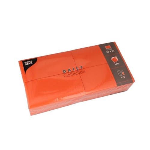 PAPSTAR 150 Servietten 'Daily Collection' 1/8-Falz 32 cm x 32 cm nektarine PAPSTAR 150 Servietten 'Daily Collection' 1/8-Falz 32 cm x 32 cm nektarine von PAPSTAR