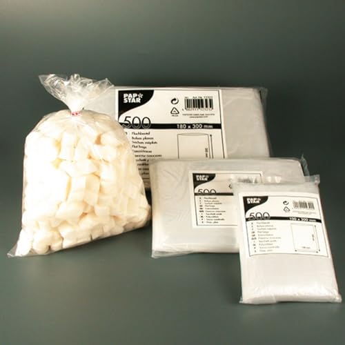 PAPSTAR 2000 Flachbeutel, LDPE 50 cm x 30 cm transparent, 19 My PAPSTAR 2000 Flachbeutel, LDPE 50 cm x 30 cm transparent, 19 My von PAPSTAR