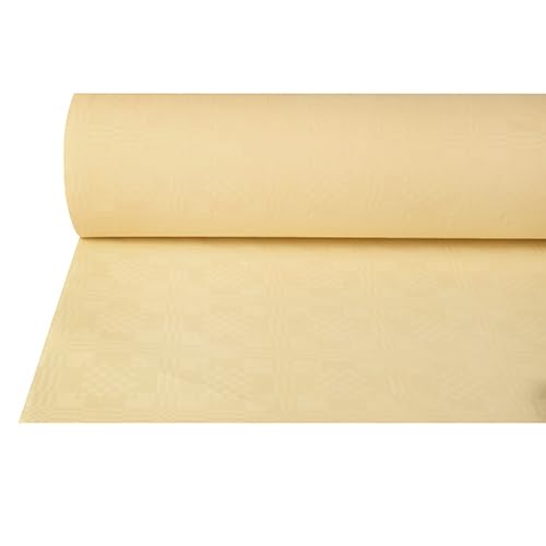 PAPSTAR 4 Stück Papiertischdecke Creme mit Damastprägung 50 x 1 m PAPSTAR 4 Stück Papiertischdecke Creme mit Damastprägung 50 x 1 m von PAPSTAR