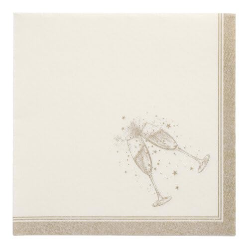 PAPSTAR 50 Servietten "ROYAL Collection" 1/4-Falz 40 cm x 40 cm gold "Festivities" PAPSTAR 50 Servietten "ROYAL Collection" 1/4-Falz 40 cm x 40 cm gold "Festivities" von PAPSTAR