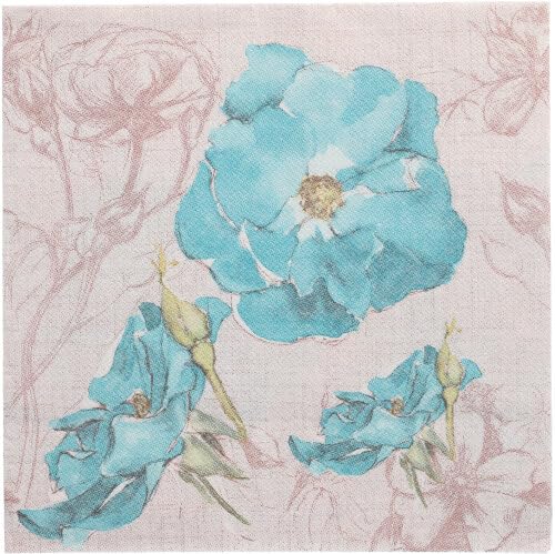 PAPSTAR 50 Servietten ROYAL Collection 1/4-Falz 40 cm x 40 cm türkis Blossom PAPSTAR 50 Servietten ROYAL Collection 1/4-Falz 40 cm x 40 cm türkis Blossom von PAPSTAR