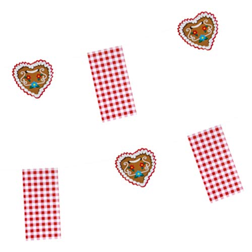 PAPSTAR Flaggenkette, Papier 4 m Hüttengaudi, Sie erhalten 10 Packungen á 1 Stück (insgesamt 10 Stück) von PAPSTAR