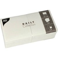 PAPSTAR Servietten Daily Collection weiß 2-lagig 24,0 x 24,0 cm, 150 St. PAPSTAR Servietten Daily Collection weiß 2-lagig 24,0 x 24,0 cm, 150 St. von PAPSTAR