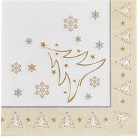 PAPSTAR Servietten X-Mas Elegance Weihnachtsbaum, gold 50 St. PAPSTAR Servietten X-Mas Elegance Weihnachtsbaum, gold 50 St. von PAPSTAR