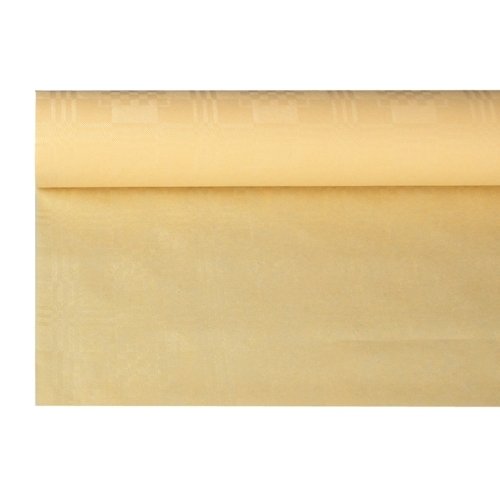 PAPSTAR Tischdecke Creme mit Damastprägung 8x1,2m von PAPSTAR