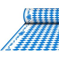 PAPSTAR Tischdecke 84501 blau, weiß 118,0 cm x 25,0 m von PAPSTAR