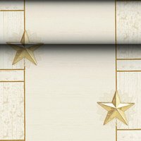 PAPSTAR Tischläufer Rising Star 88166 champagner 40,0 cm x 24,0 m von PAPSTAR