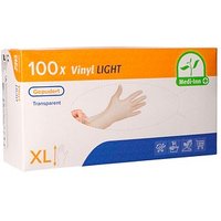 PAPSTAR unisex Einmalhandschuhe LIGHT transparent Größe XL 100 St. von PAPSTAR