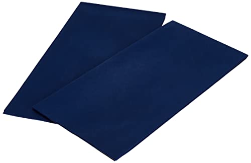 Papstar, 20 Mitteldecken, stoffähnlich, Vlies "soft selection" 80 cm x 80 cm dunkelblau, #82330 von PAPSTAR