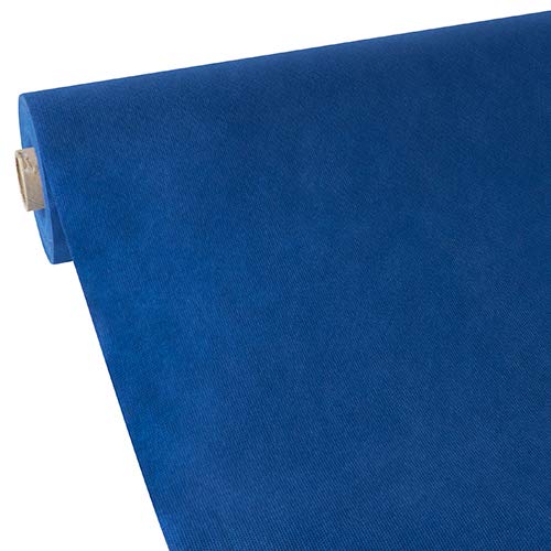 Papstar, Tischdecke, stoffähnlich, Vlies "soft selection" 40 m x 1,18 m dunkelblau, #84194 von PAPSTAR