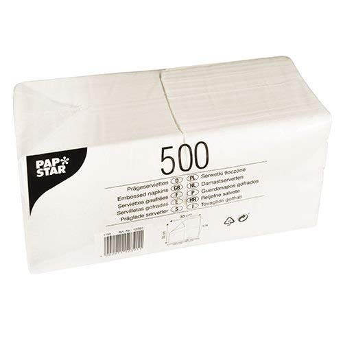 Papstar 12391 Servietten, Tissue, weiß, 33x33 cm, 5000 Stück Papstar 12391 Servietten, Tissue, weiß, 33x33 cm, 5000 Stück von PAPSTAR
