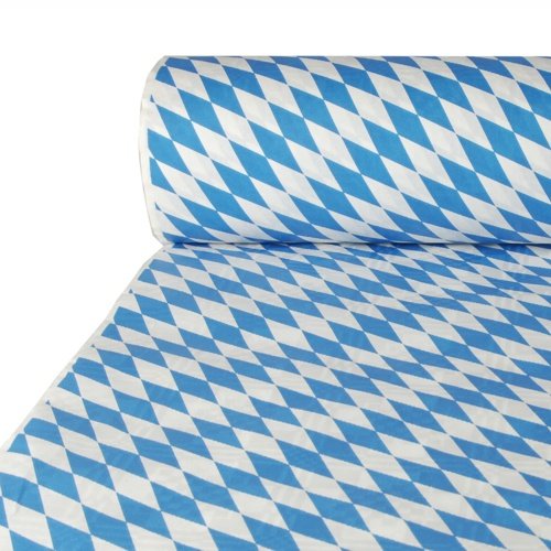 PAPSTAR Papiertischtuch mit Damastprägung 50 m x 1 m Bayrisch Blau Tischdecke Oktoberfest PAPSTAR Papiertischtuch mit Damastprägung 50 m x 1 m Bayrisch Blau Tischdecke Oktoberfest von PAPSTAR