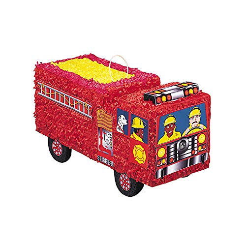 PAPSTAR Pinata Feuerwehrwagen, KBO30966 für Kinder-Geburtstag & Party, Ideal zum Befüllen mit Süßigkeiten und Geschenken PAPSTAR Pinata Feuerwehrwagen, KBO30966 für Kinder-Geburtstag & Party, Ideal zum Befüllen mit Süßigkeiten und Geschenken von PAPSTAR