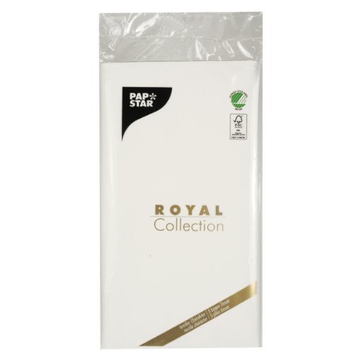 Tischdecke, Tissue ROYAL Collection 120 cm x 180 cm Weiss Tischdecke, Tissue ROYAL Collection 120 cm x 180 cm Weiss von PAPSTAR