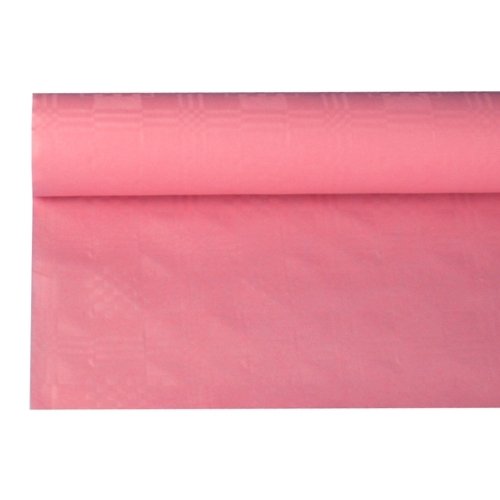 Tischdecke rosa mit Damastprägung 8x1,2m von PAPSTAR