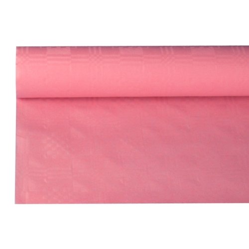Tischdecke rosa mit Damastprägung 8x1,2m Tischdecke rosa mit Damastprägung 8x1,2m von PAPSTAR