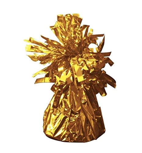WOOOOZY Ballongewicht Folienfransen für Heliumballons/Folienballons, Gold WOOOOZY Ballongewicht Folienfransen für Heliumballons/Folienballons, Gold von PAPSTAR