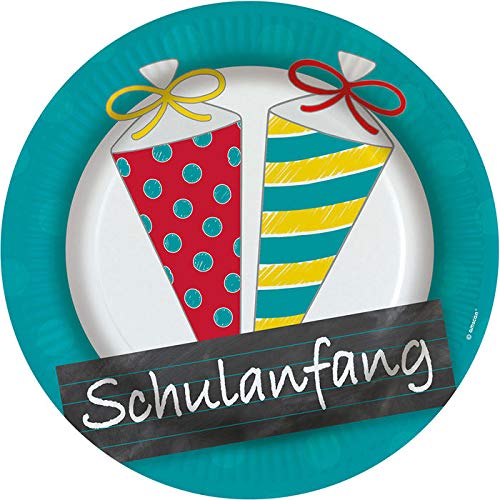 WOOOOZY Teller Hurra Schule, 8 Stück, Ø 23cm WOOOOZY Teller Hurra Schule, 8 Stück, Ø 23cm von PAPSTAR
