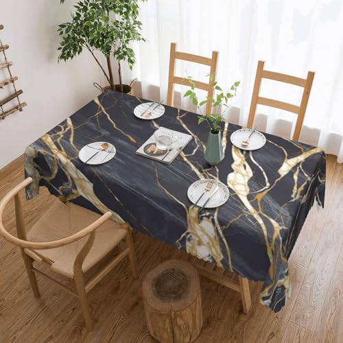 PAQOLSMCKR Tischdecke, rechteckig, 137 x 182 cm, Marmor-Tischdecken, wasserdicht, auslaufsicher, knitterfrei, dekorative Tischdecke für Küche, Camping PAQOLSMCKR Tischdecke, rechteckig, 137 x 182 cm, Marmor-Tischdecken, wasserdicht, auslaufsicher, knitterfrei, dekorative Tischdecke für Küche, Camping von PAQOLSMCKR