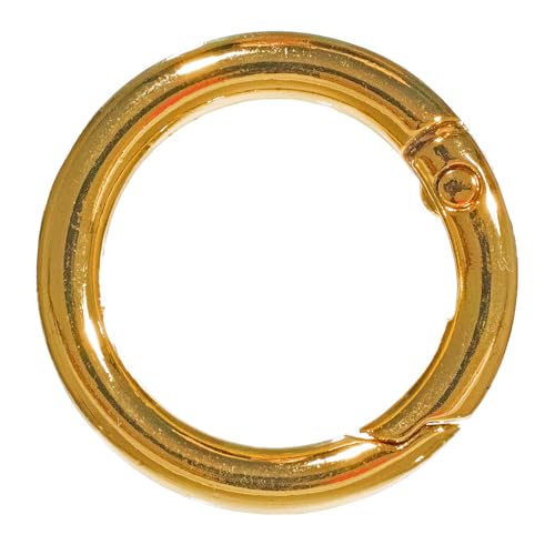 Paracord Planet Federtor-O-Ringe – erhältlich in den Größen 5/8 Zoll, 3/4 Zoll und 2,5 cm – Silber, Bronze und Gold (5 Stück, 5/8 Zoll, Gold) von PARACORD PLANET