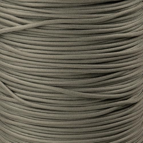 Paracord Planet Gray 550 Paracord Collection – 7 Stränge Typ III Paracord für Camping, Basteln, Utility und mehr – Stahlgrau (750 Fuß) von PARACORD PLANET