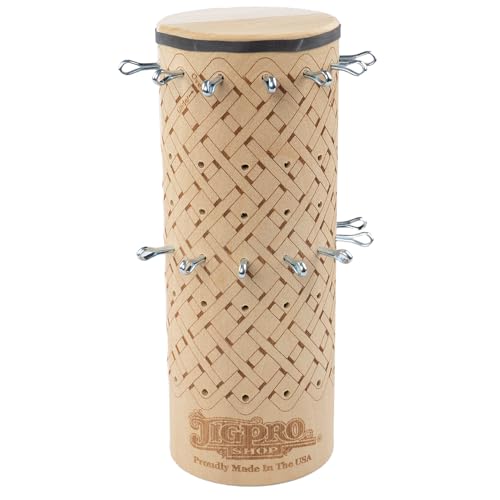 Paracord Planet Knotenbindendorn - inklusive Pins und Gummibändern - (Gaucho Knoten, 7,6 cm) von PARACORD PLANET