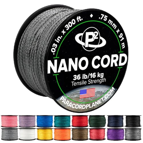 Paracord Planet Nano-Kordel – leichtes Nylon-Nano-Paracord – ideal für Kunst und Handwerk, Heimdekoration, Camping und mehr! Paracord Planet Nano-Kordel – leichtes Nylon-Nano-Paracord – ideal für Kunst und Handwerk, Heimdekoration, Camping und mehr! von PARACORD PLANET
