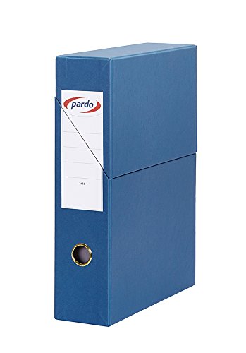 PARDO Ordner mit Deckel aus Karton, gefüttert, Öse, DIN A4, 80 mm, Blau, 335 x 250 x 80 mm PARDO Ordner mit Deckel aus Karton, gefüttert, Öse, DIN A4, 80 mm, Blau, 335 x 250 x 80 mm von PARDO