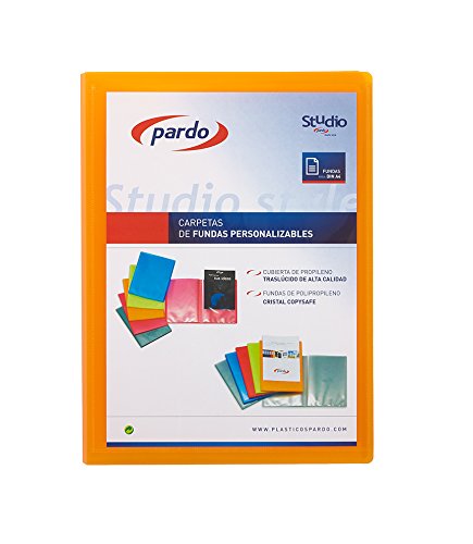 Pardo Studio Style Mappe, 10 Hüllen, Polypropylen, personalisierbar, Orange von PARDO