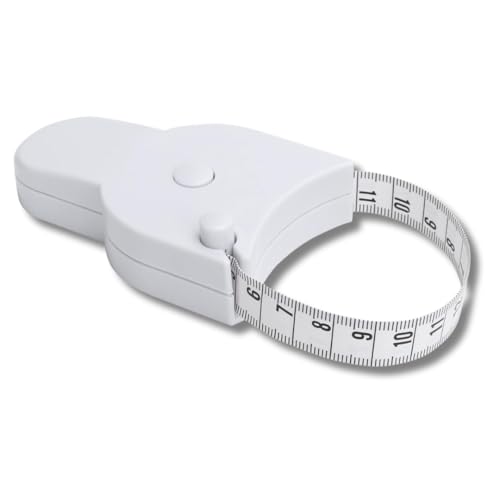 PARENCE.- Automatisches Maßband Umfang 150 cm – Weiches Maßband in Zentimetern für Körper, Taille, Kleidungsstück, Heimwerken, Nähen, Fitness, präzises und kompaktes Werkzeug PARENCE.- Automatisches Maßband Umfang 150 cm – Weiches Maßband in Zentimetern für Körper, Taille, Kleidungsstück, Heimwerken, Nähen, Fitness, präzises und kompaktes Werkzeug von PARENCE
