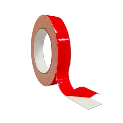 PARENCE.- Doppelseitiges Klebeband 5m Leistungsstark und widerstandsfähig / 500x1,7x0,1cm - Rot, Multifunktion PARENCE.- Doppelseitiges Klebeband 5m Leistungsstark und widerstandsfähig / 500x1,7x0,1cm - Rot, Multifunktion von PARENCE