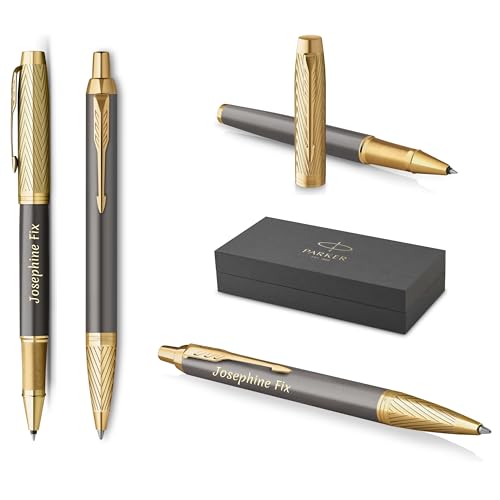Parker IM Pioneers GT Limited Edition Kugelschreiber und Tintenroller mit Gravur | Premium Stift | Geschenkbox | personalisiertes Geschenk | Geburtstag von Parker