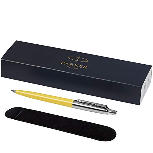 PARKER - Jotter Kugelschreiber mit Samtbeutel in Geschenkbox - schwarze Tinte - gelb von PARKER