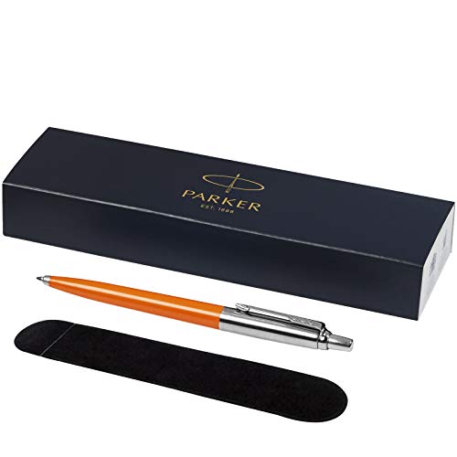 PARKER - Jotter Kugelschreiber mit Samtbeutel in Geschenkbox - schwarze Tinte - orange PARKER - Jotter Kugelschreiber mit Samtbeutel in Geschenkbox - schwarze Tinte - orange von PARKER