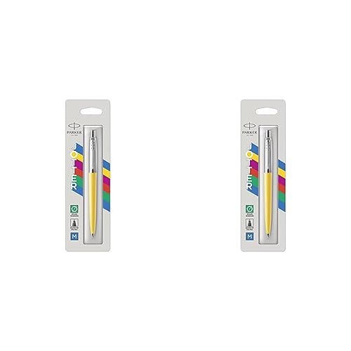 PARKER Jotter Originals Kugelschreiber | Klassisches Magenta | Mittlere Spitze | Blau Tinte (Packung mit 2) von PARKER