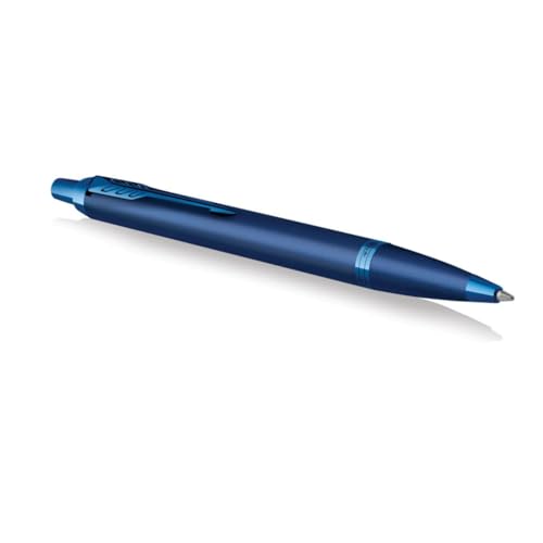 Parker IM Monochrome Kugelschreiber | blaue Tinte | Oberfläche und Zierteile in Blau | medium Spitze | Geschenkbox Parker IM Monochrome Kugelschreiber | blaue Tinte | Oberfläche und Zierteile in Blau | medium Spitze | Geschenkbox von PARKER